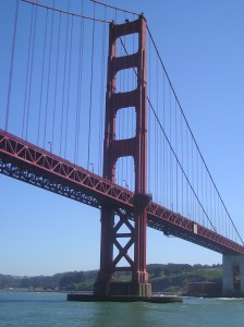 Under the Golden Gate Bridge